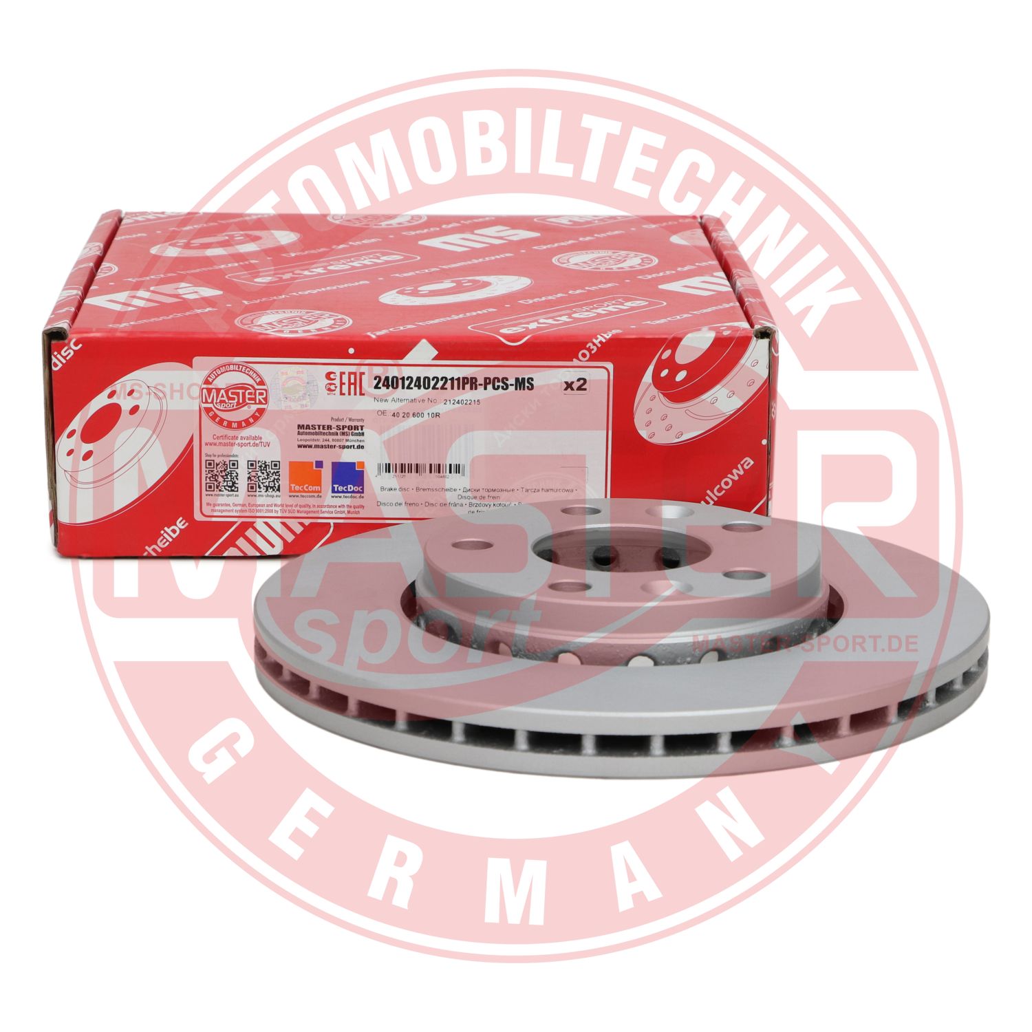 Disc frana MASTERSPORT GERMANY 24012402211PR-PCS-MS